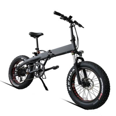 China Alloy China 500w/750w Hidden Battery Aluminum Bike 48v Folding Electric Bike Fat 20 Inch for sale