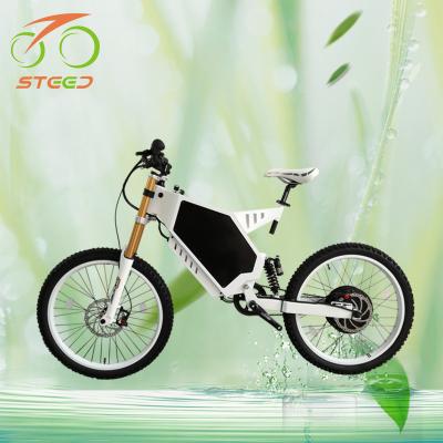 China Aluminum alloy 3000w high power full suspension electric mountain bike for man for sale