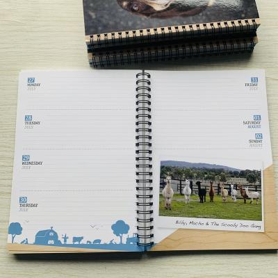 China A5 Spiral Binding Daily Diary Planner Notebook Custom Printing for sale