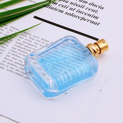 China Eco-friendly 30ml Cologne Perfume Packaging Empty Beautiful Luxury Rectangle Shape Empty Spray Perfume Bottle for sale