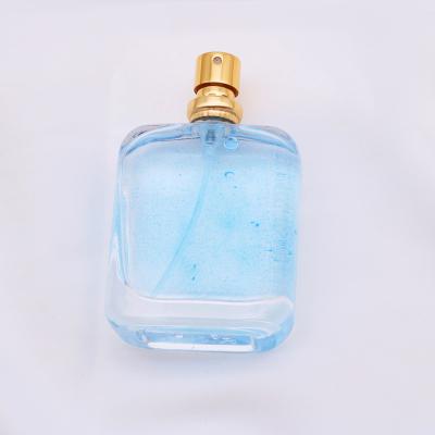 China Eco-friendly Custom Luxury Perfume Spray Bottles 30ml 50ml Rectangle Square Empty Glass Perfume Bottle for sale