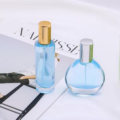 China Eco-friendly 25ml 30ml 50ml Custom Luxury Round Perfume Perfume Empty Glass Spray Bottle for sale