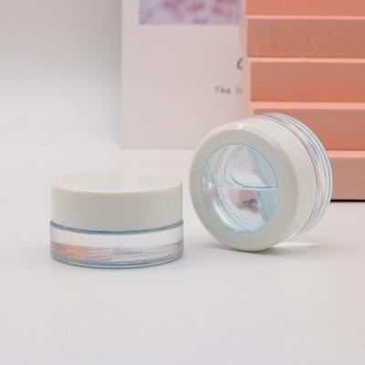 China Small Clear Black Eco-friendly Cream Jar 3ml 5ml 7ml 15ml 20ml Eye Cream Cosmetic Glass Mini Jar 3g 5g 7g 10g Jar for sale