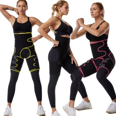 China Custom Logo Neoprene Fat Burning Slimming Antibacterial Waist Trainer Women Booty Lifter Butt Lifter Logo Arm Thigh Gum Shaper for sale