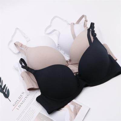 China Adjustable Breathable Wire Free Plus Size Push Up Paddle Bra Pump Bra 2021 Dropshipping for sale