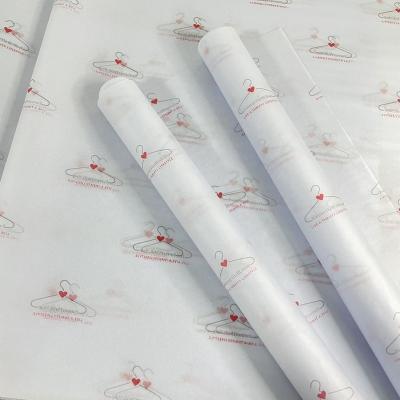 China Custom Printed Tissue Paper Moisture Proof Logo Gift Wrapping Paper Clothing for sale