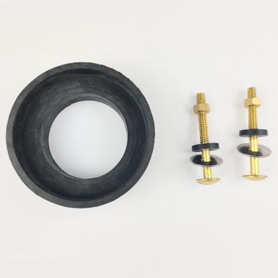 China Factory Manufacture Black Silicone Toilet Sealing Rings Eco - Friendly Rubber Parts for sale