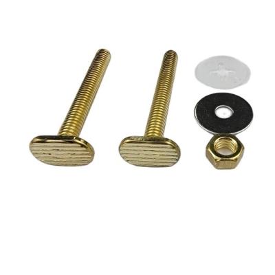 China Eco-Friendly Manufacturer Customized Stainless Steel Flat Gasket Screw Set For Toilet And Toilet Cistern for sale