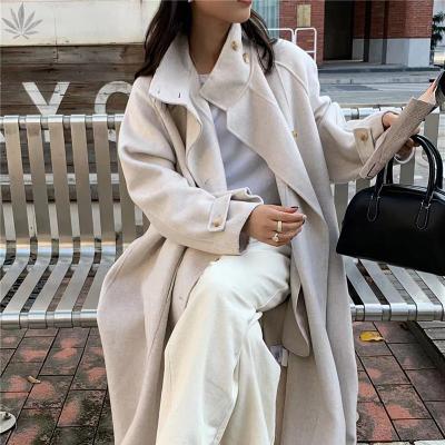 China 2022 Winter Goods Winter Goods Breathable Customdouble Faced Coat Breathable New Solid Color 100% Solid Color Jacket for sale