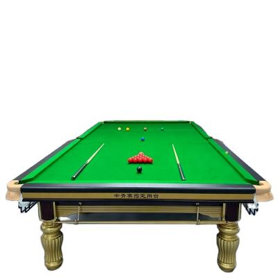 China Real Leather Best Pocket Snooker Pool Tables Manufacture In Shenzhen China for sale