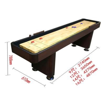 China 9 inch high quality shuffleboard board 2743x610x788mm for sale