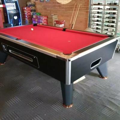 China Rubber pocket 8FT and 7FT cheap coin operated pool tables for sale