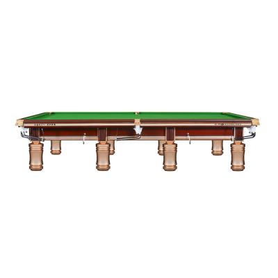 China High Quality 12ft Real Leather Pocket Snooker Billiard Table for sale