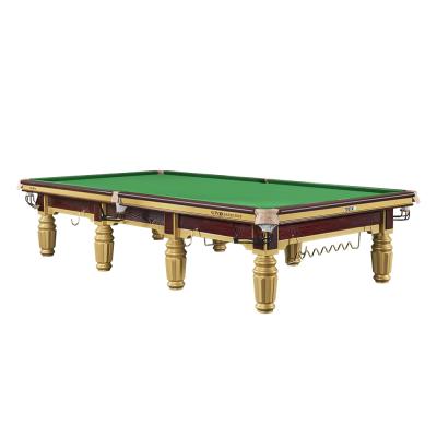 China Real 12FT Pocket Billiard Table And Professional T10 Leather Billiard Tables for sale