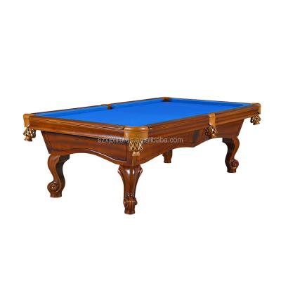 China 2018 Real Leather Pocket Welcomed Biliard Billar Mese Adult Billiard Table for sale