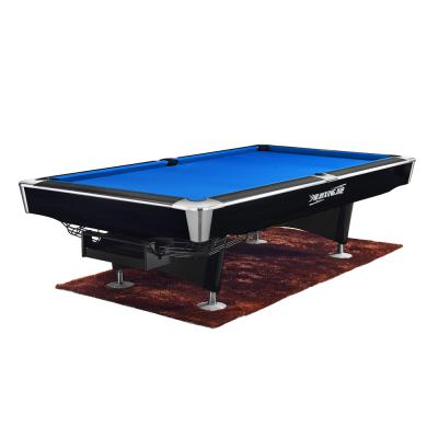 China Real Leather Price Of Mesa De Billar Professional Pool Pocket Table for sale