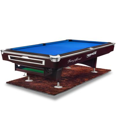 China Pocket American 9ft rubber pool table with slate for sale for sale