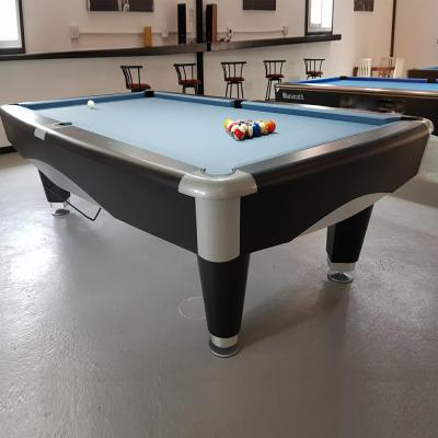 China Zink Alloy Commercial Bar Billiards Tables Price For Sale With LED Light for sale