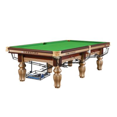 China China Wholesale Pocket Real Leather Pool Table 9 Feet Billiard Tables for sale