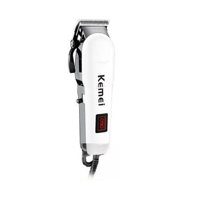 China Outdoor Kemei KM-809C Barber Electric Hair Clipper Professional Trimmer Wired Clipper For Men for sale