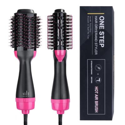 China Hair Dryer Logo Curve Wave Hair Brush Ionic Multifunctional Shower Brush Customized Hair Brush for sale