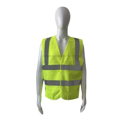 China ANSI High Visibility Construction Road Safety Tape Reflective Custom Reflective Vest for sale