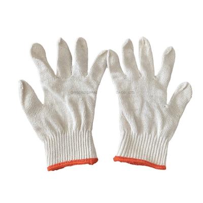 China Durable Comfortable Household 10 Gauge Durable Knitted White Cotton Safety Working Gloves for sale