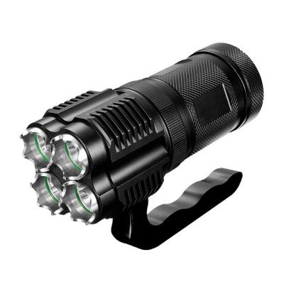 China High Quality Portable Handheld 4pcs Aluminum Alloy T6 Led Searchlight Powerful Search Light 1000m Rescue Boat Tactical Searchlight for sale