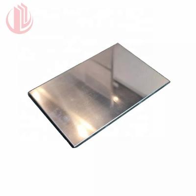 China Construction 304 316 316L 409 430 Cold Rolled BA 2B Mirror Finish Decorative Stainless Steel Plate for sale