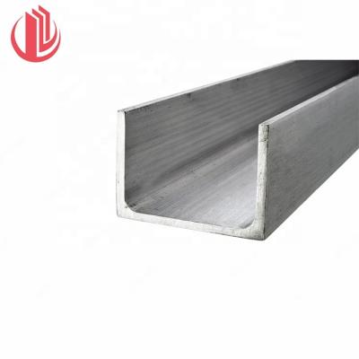 China Steel Structure Building Materials U Channel JIS GB ATSM Standard SUS Stainless Steel U Bar for sale