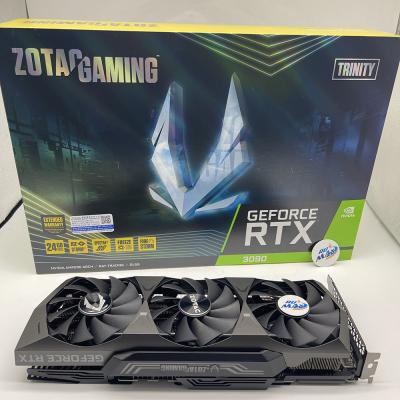 China Zotac RTX 3090 24GB Rumax Workstation Trinity Graphics Cards Non LHR GPU Cards For Game for sale