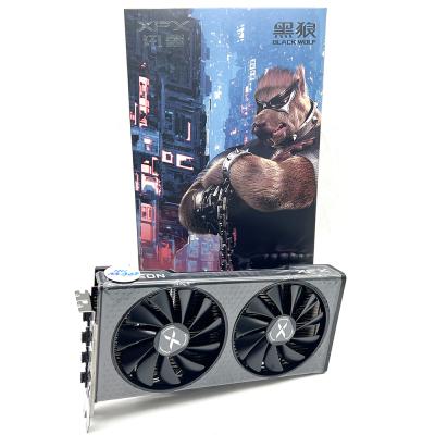 China Brand New Rumax 8GB XFX RX 6600XT Wolf Black GPU rx 6600 xt OC Gaming Graphics Cards for sale