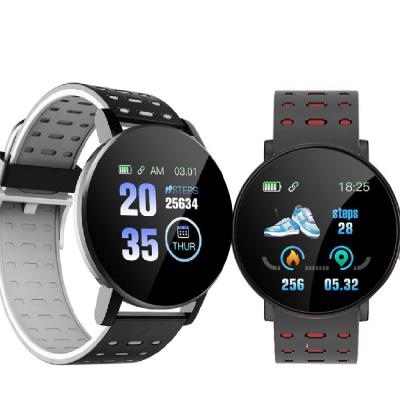 China Hot Selling Amazon Touch Screen New Smart Watch 119plus Smart Watch Wrist Band Band Blood Pressure Sports Bracelet Fitness Tracker 119 Plus Smart Watch for sale