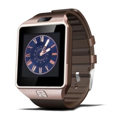 China 1.Calling square business rohs android band touch screen waterproof gps track 1.44 inch sim card DZ09 watches for sale