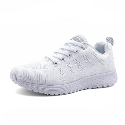 China Cushioning in 2023 popular factory sales breathable and comfortable sports shoes breathable sneakers to fly weaving sports shoes for women for sale