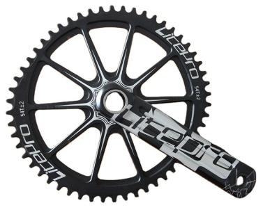 China Single Narrow Wide Cruisers 2 Pcs Chain Ring With Cr-Mo Shaft Crankset for sale