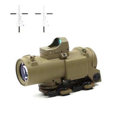 China 2-10 Years 1-4X Red Dot Illuminated Scope Cross With Sensitive Red Flash Dot Sight Electro for sale