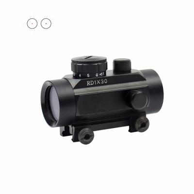 China Cheap Red Dot 1x30, Hot Selling 20mm Picatinny Rail Mount Scope Aluminum Alloy Tactical Holographic Sights for sale