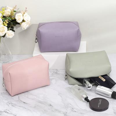 China Youth Beauty Girl Travel Makeup Storage Lady Pu Lady Cosmetic Bag Dustproof Shockproof Waterproof Bag Women for sale