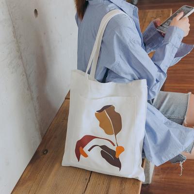 China Simple Avocado Folding Sydney Pattern Ladies Custom Cotton Tote Shopping Fruit Canvas Shoulder Cloth Strawberry Durian Bag for sale