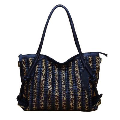 China High quality fashion leopard large capacity women's handbag Europe and America for sale