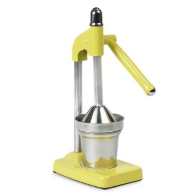 China Sustainable colorful plastic powder coating hand press citrus home orange juice maker grape and watermelon juicer lemon lime juice squeezer for sale