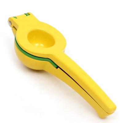 China Sustainable colorful surface cast aluminum alloy lemon squeezer manual fruit juicer orange juicer for sale