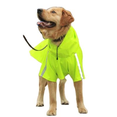 China Stored Poncho Raincoat With Back Warm Pocket Adjustable Luxury Dog Raincoat Winter Jacket Rain Snack for sale