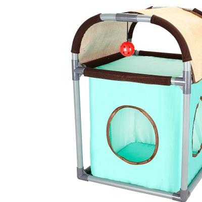 China Cozy Igloo Cat Bed Cave Small Wool Pet Igloo Bed Winter House Nest Kennel Viable for sale