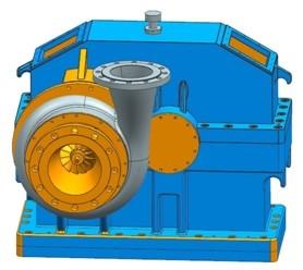 China Erdgas-Turbo-Expander-Generator-Satz für Stromerzeugung mit Restdruck zu verkaufen