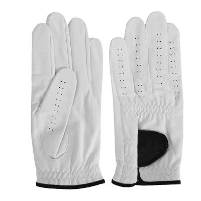 China Soft And Durable Top Quality Gentlemen Sheepskin Golf Glove With Logo Custom for sale