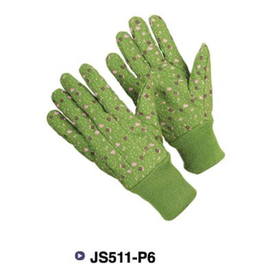 China Sports 7oz Jersey Canvas Fashion Full Finger Garden Woman Protective Cycling Gloves for sale