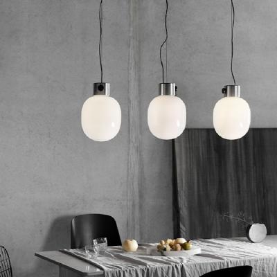 China Nordic Danish gold and white minimalist pendant light bedroom bedside Menu JWDA Pendant Lamp(WH-GP-160) for sale