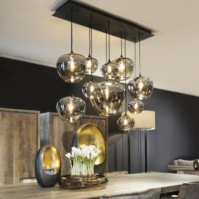 China Nordic Pendant Light Hook Chandelier Industry aesthetic room decor Glass Lamp Modern Chandelier（WH-GP-174) for sale